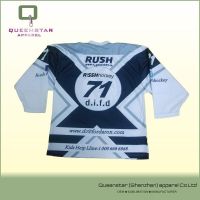 Sublimation 100% polyester hockey shirts hockey jersey From China