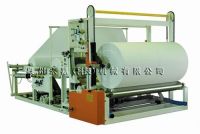 The jumbo roll paper rewinding cutting machine