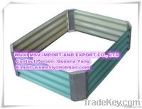 Detachable Corrugated galvanized or prepainted steel raised garden bed