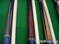 Inlaid pool cue