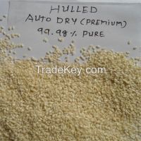 hulled sesame seed of different purity