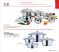 Stainless steel hollow handle cookware set From China