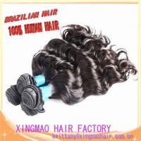 Factory price AAAAAA grade loose wave Brazilian virgin hair weave