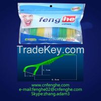 Y shape dental floss pick