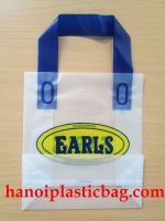 Soft loop handle plastic bag