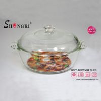 Mini Crystal Casserole With Glass Lid