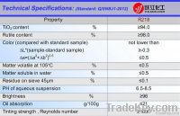 titanium dioxide rutile R218 (high tinting strength)