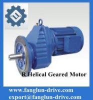 R series helical geared motor