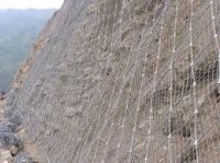 Slope stabilization netting