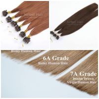 7A Double Drawn Brazilian Virgin Human Micro Loop Hair Extension, 20 inches, 100g