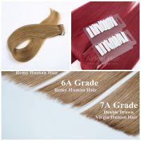 7A Double Drawn Brazilian Virgin Human Tape In Hair Extension, 20 inches, 80g