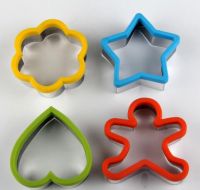 Silicone cookie cutter set