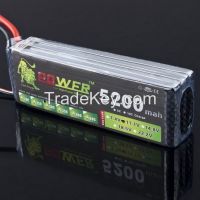 A+ Lion 11.1v 3S 5200mah 30C Lipo Battery Power for RC Drift Car Boat