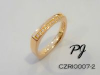 Female Square Silver Ring
