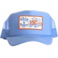 Chip & Pepper Trucker Hat - Light Blue with White Truck Patch
