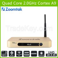 Amlogic S802 quad core 4k H.265 smart tv box android with 2G RAM 8G Flash