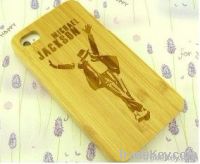 Wood or bamboo carving pattern for Mobine phone