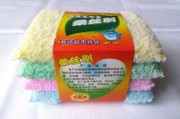 Kitchen cleaning sponge scourer