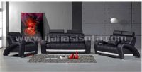 1+2+3 top grain genuine leather modern office sofa