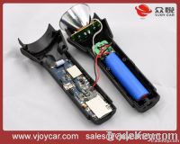 High spy gps tracking device led torch light