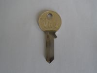 Brass door key blank