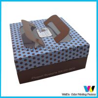 Custom Cake Box with Window &amp; Handle