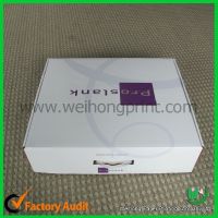 Corrugated Paper Box with Plastic Handle