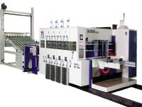 high-speed automatic 4 colors printer slotter die-cutting machin