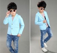 Summer Coat for Boys in Blue