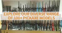 garden wood handle steel pickaxe husky mining farm pick axe tool for sale axes pick head