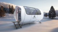 capsule house outdoor Prefab Houses Cube Cabin Office Pod container house Capsule hotel folderable House capsule home sleeping Pod