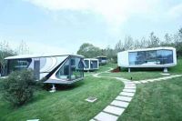 outdoor Prefab House Modern capsule tiny house hotel Container home sleep pod Outdoor Mobile house luxury Sleep pod Capsule Hotel