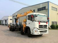 12ton knuckle boom truck mounted crane