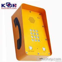 GSM Auto Dial Emergency Phone With Sus Keypad For Public Place