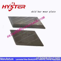 white iron skid bar skid blocks wear plate for buckets