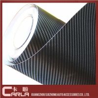 60''x100' black air bubble free 3d carbon fiber sticker 