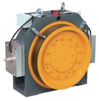 Gearless Elevator Traction Machine With Block