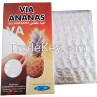 Via Ananas, Via Pineapple Slimming Capsule Weight Loss Diet Pills