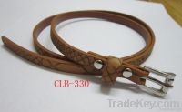 Kids&#039;PU belt with snake shape
