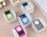 5 Colors Mini Clip Mp3 Player With Screen