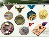 Die cast souvenirs sport medals