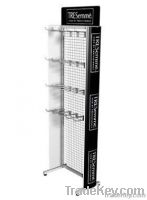 3 Shelves Shop Floor Display Stands For Bottles Display Cases