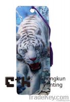 3D lenticular PET bookmark with hot designbeautifil girl charming