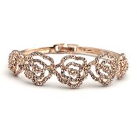 2014Fashion Diamond and Alloy Rose Bracelet women Popular Jewelry and Accesories