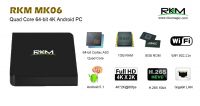 Rikomagic MK06 Amlogic S905 quad core android 5.1 mini tv box 1G RAM, 8G ROM wifi bluetooth Gbit lan 4K@60fps H.265