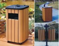 wood plstic composites waste bin