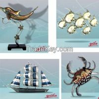 metal animal decor modern home garden crafts-Ocean Adventure