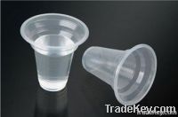 Disposable plastic cup