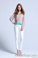 Ladies' 100% silk woven top