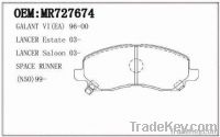 BRAKE PAD MR727674 FOR MITSUBISHI  